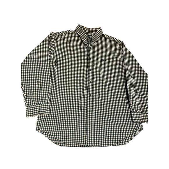 Chaps Ralph Lauren Men’s Size XL Long Sleeve Button Down Green Plaid Shirt - Picture 2 of 11